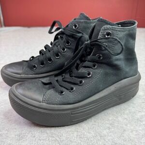 Converse Chuck Taylor All Star Move Black Platform High Top Sneaker Sz 6 570014C